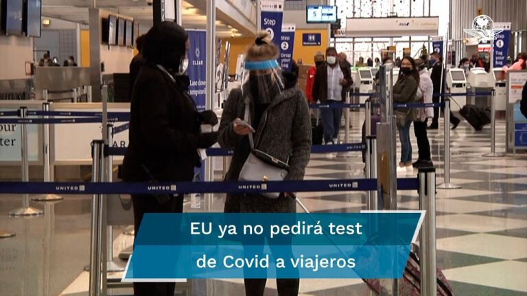 ¡Sin PCR! Viaja a Estados Unidos con prueba de antígenos